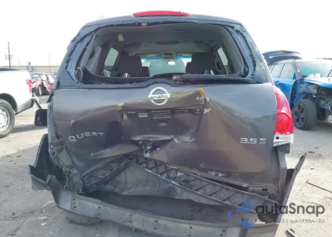 2007 Nissan Quest 3.5 S z USA, uszkodzony, nr VIN 5N1BV28U27N133400